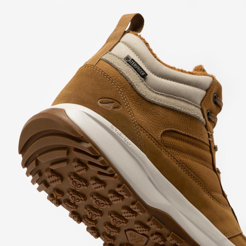 QUECHUA Мъжки кожени туристически обувки